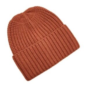 NEW‎ Treasure & Bond Cozy Pinky Brown Knit Beanie Granola Girl